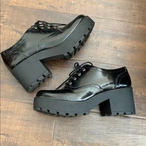 Forever 21 heeled oxfords